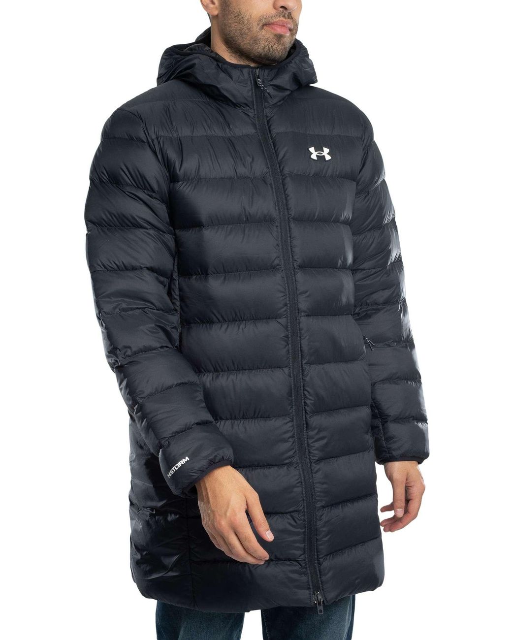 Under Armour Blue Legend Down Parka Jacket for men