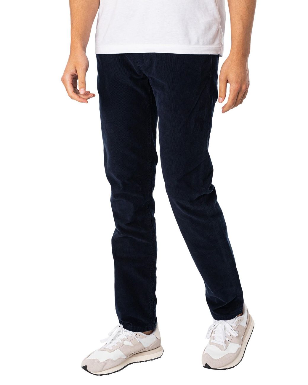 Lois Black Sierra Thin Corduroy Trousers for men