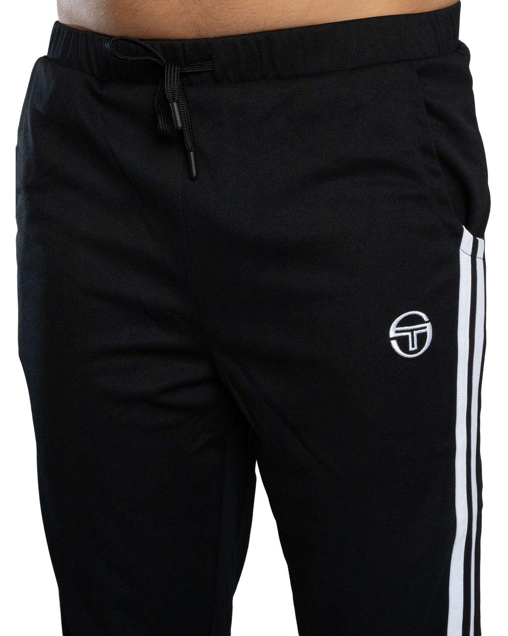 Sergio Tacchini Black Damarindo Track Joggers for men