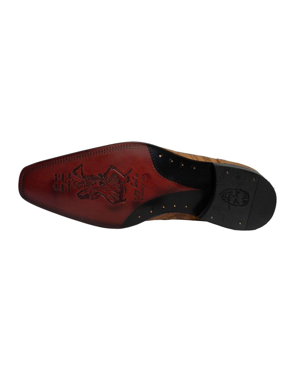 Jeffery West Brown Scottish Leather Derby Shoes for men