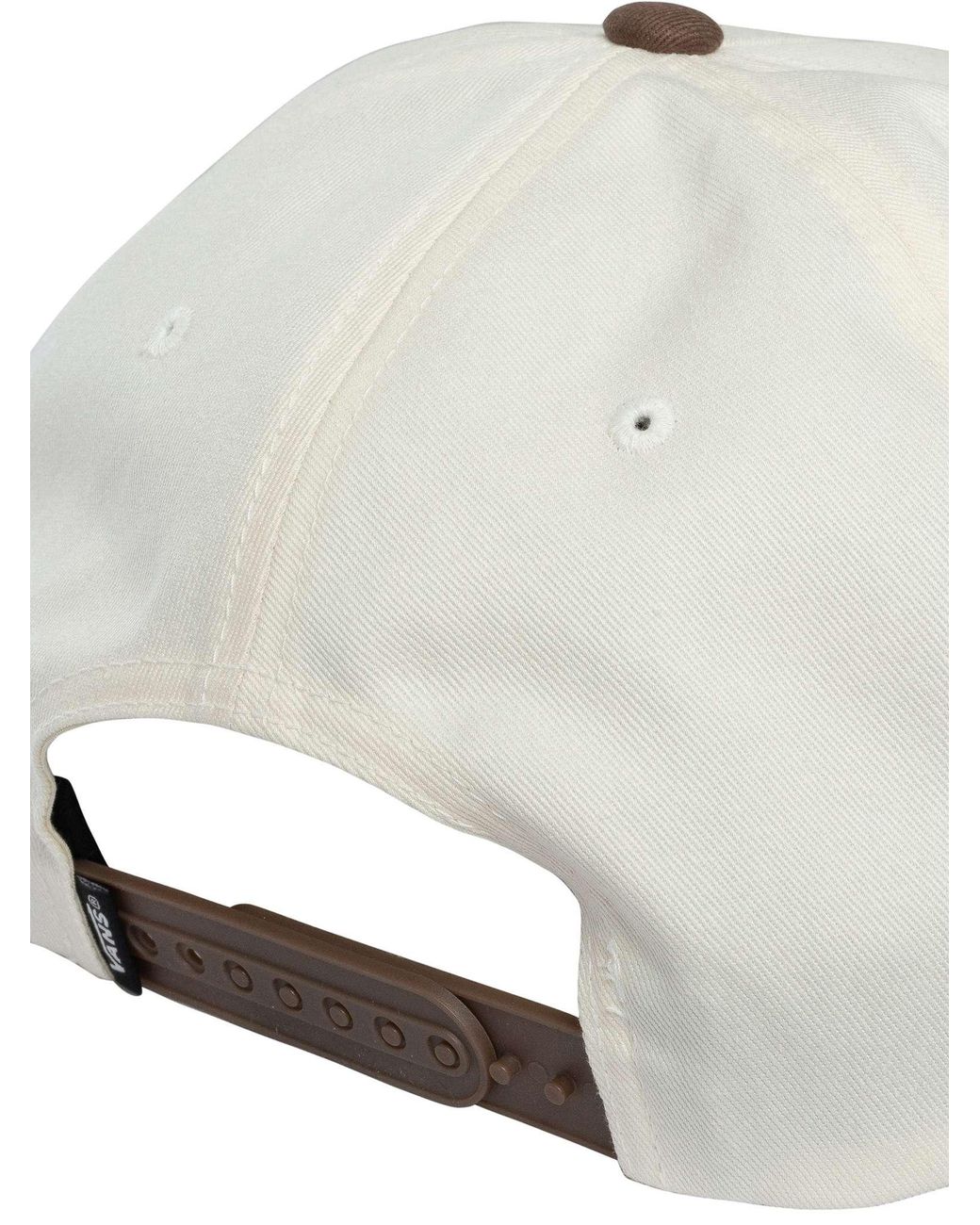 Vans White Drop V Logo Cap for men