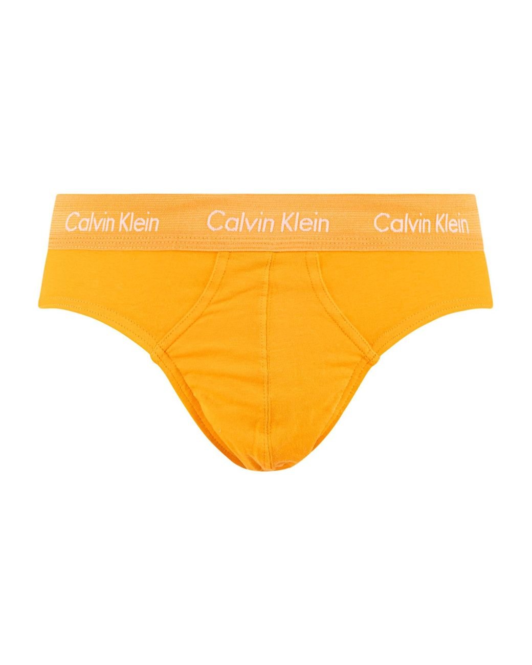 Calvin Klein 5 Pack This Is Love Hip Briefs in Yellow for Men