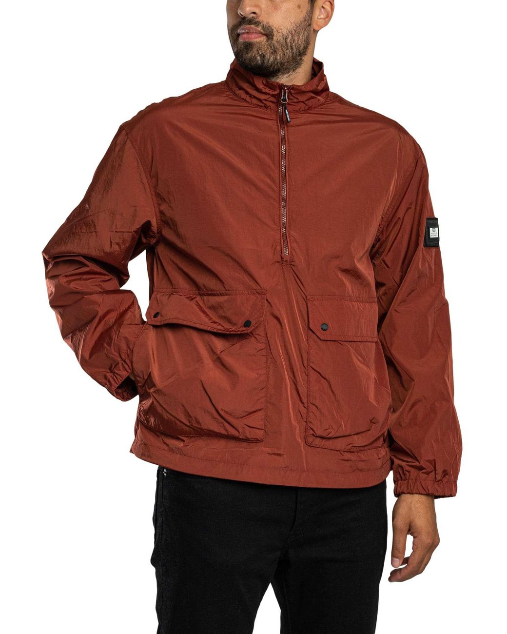 Weekend Offender Red Scotia Jacket for men
