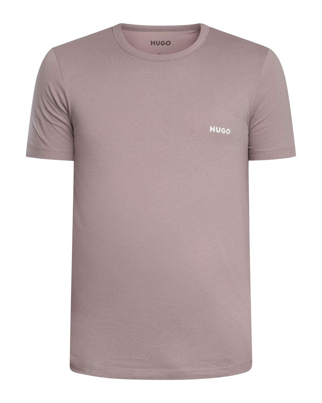 HUGO White 3 Pack Crew Lounge T-Shirt for men