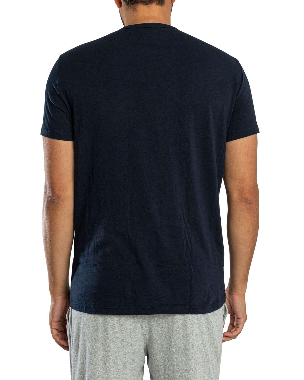 Emporio Armani Blue 2 Pack Lounge Crew Neck T-Shirt for men