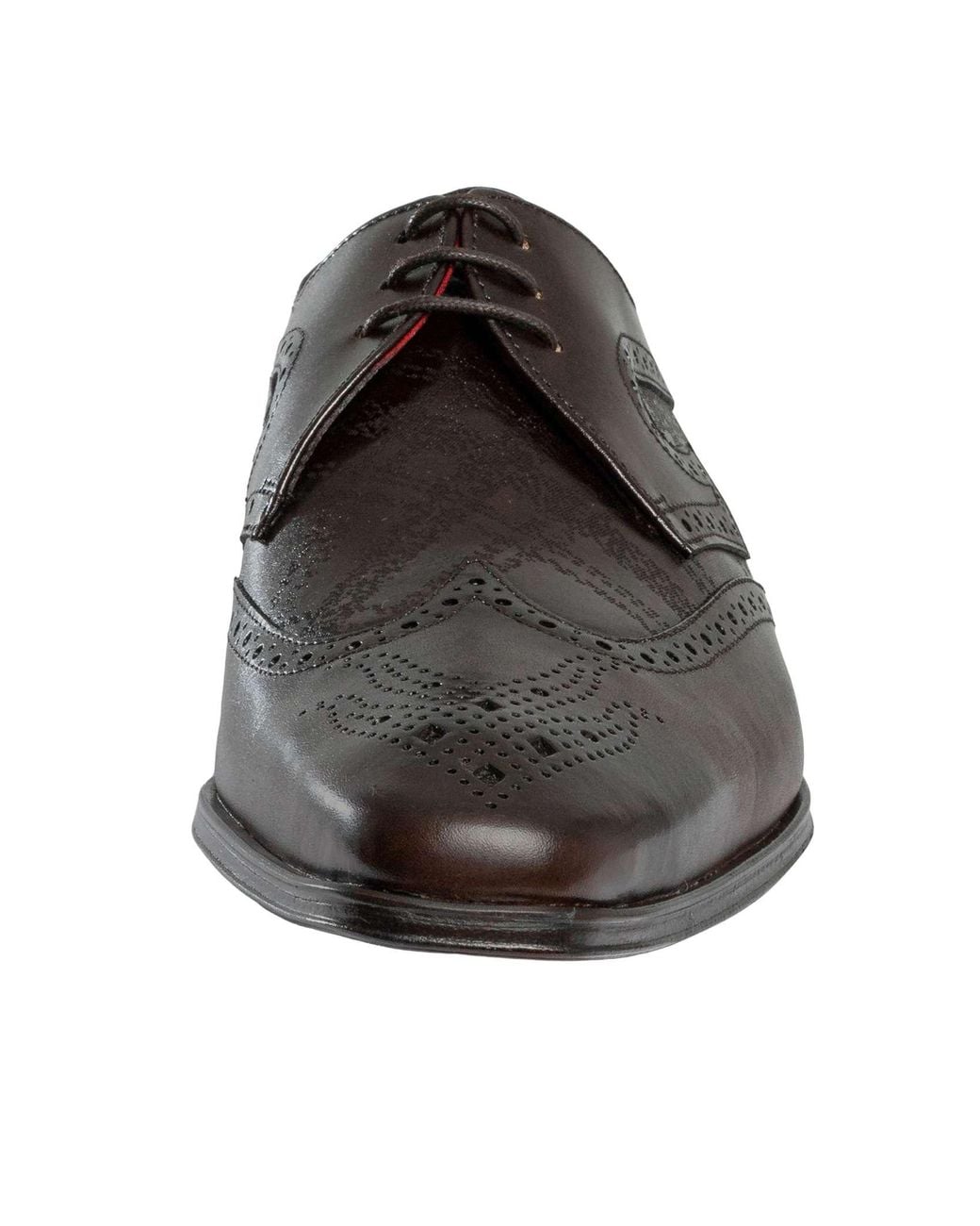 Jeffery West Brown Scottish Leather Derby Shoes for men