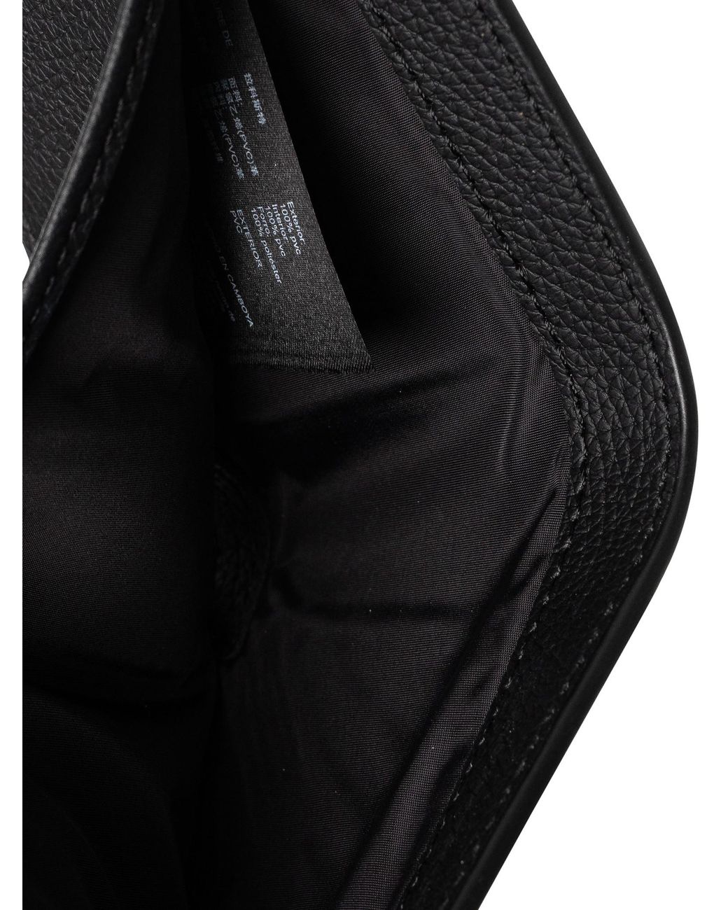 Lacoste Black Billfold Wallet for men