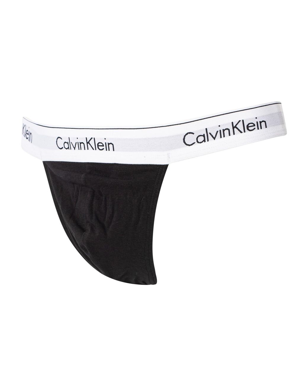 Calvin Klein Women's 3-Cotton Stretch Thongs Large Gray/Black