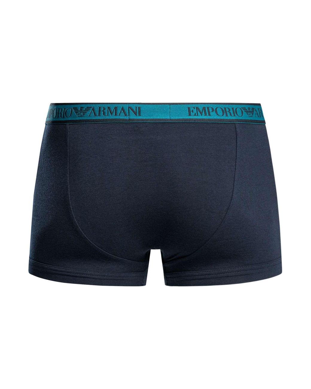 Emporio Armani Blue 3 Pack Trunks for men