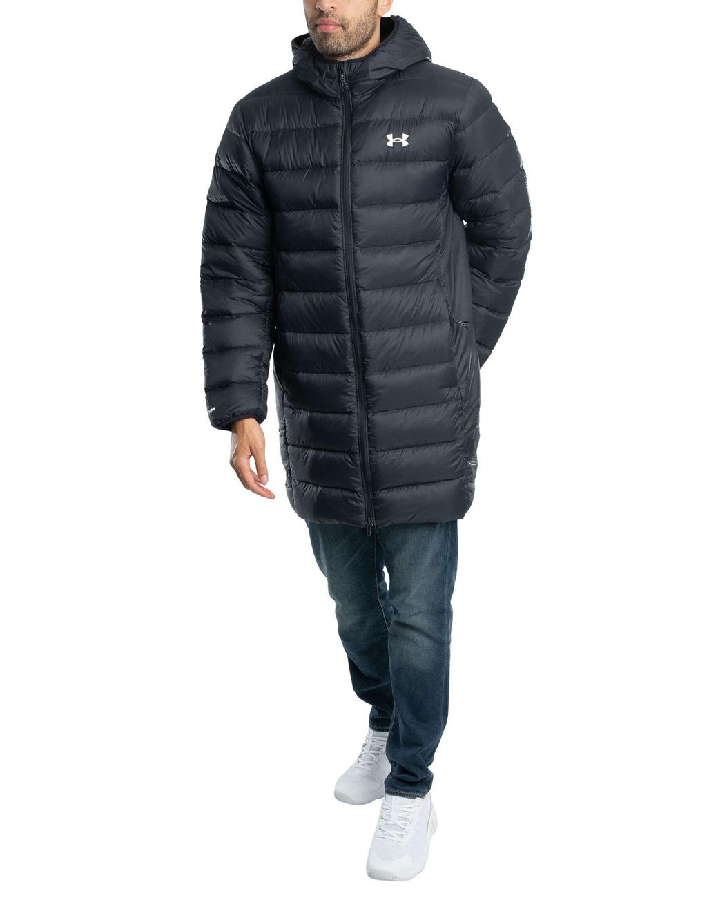 Under Armour Blue Legend Down Parka Jacket for men