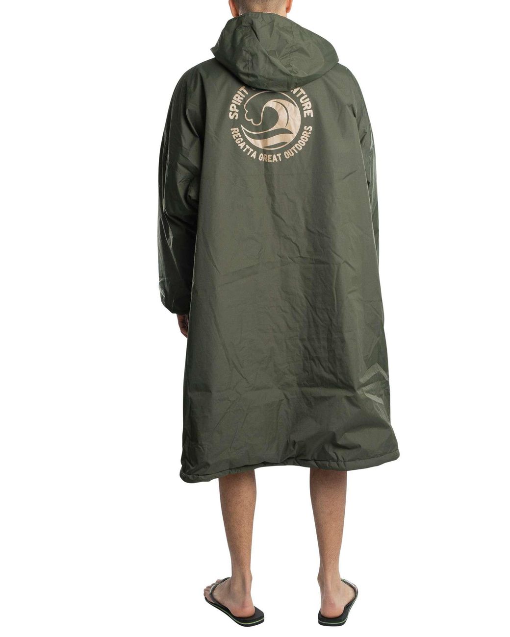 Regatta Green Waterproof Changing Robe for men