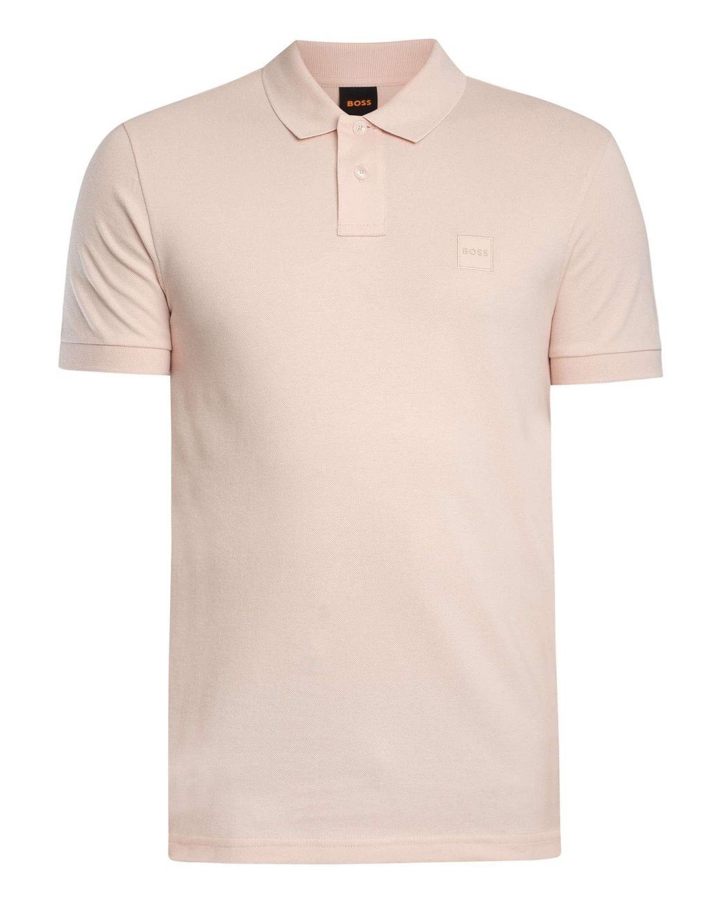 Boss White Passenger Slim Polo Shirt for men