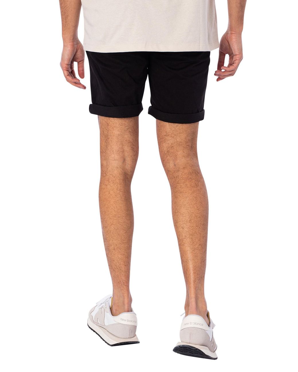 Jack & Jones Black Bowie Chino Shorts for men