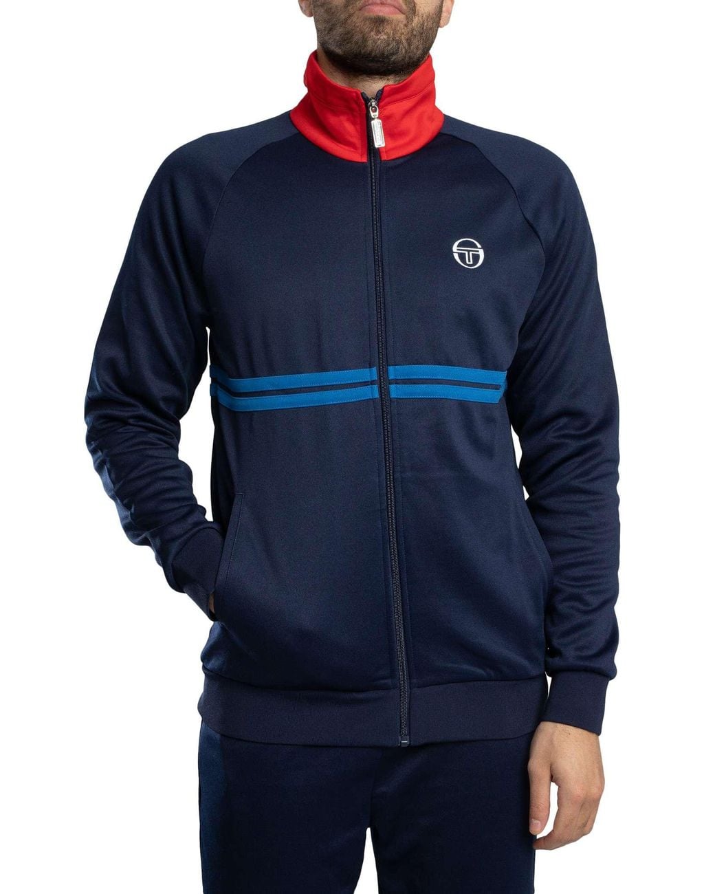Sergio Tacchini Blue Dallas Track Jacket for men