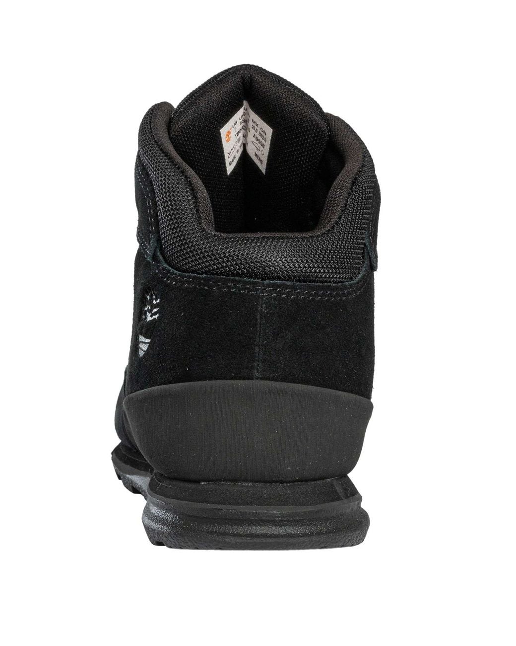 Timberland Black Eurorock Mid Lace Hiker Boots for men