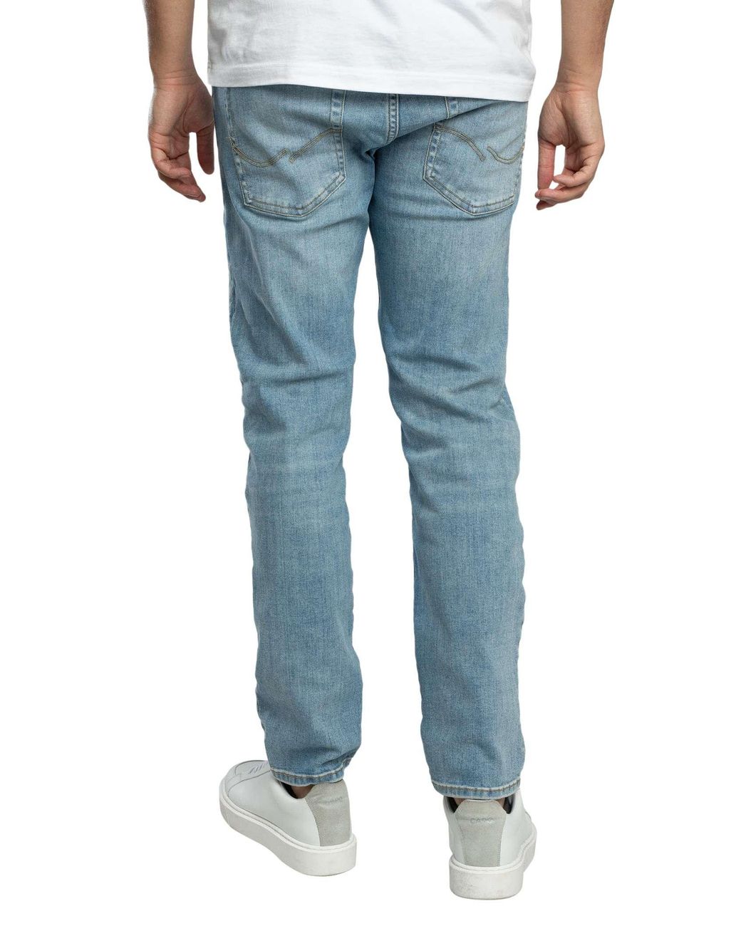 Jack & Jones Blue Mike Original 171 Tapered Jeans for men