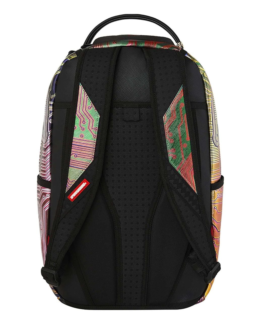 Sprayground Green 20l Circuit Board Shark Backpack for men
