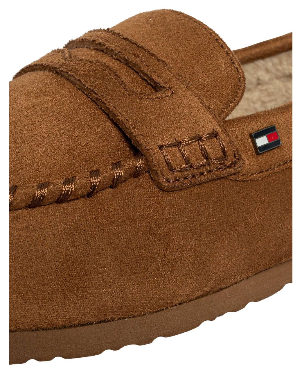 Tommy Hilfiger Brown Driver Slippers for men