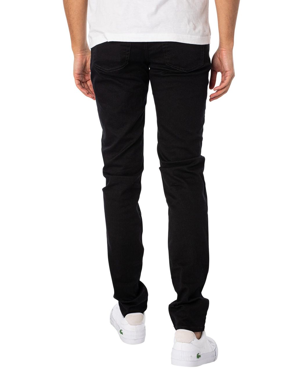 DIESEL Black Skinny Jeans Low Waist 1979 Sleenker, /Dark, Zip Fly for men