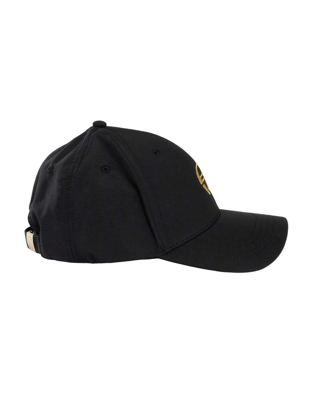 Sergio Tacchini Black Marz Classic 6 Panel Cap for men