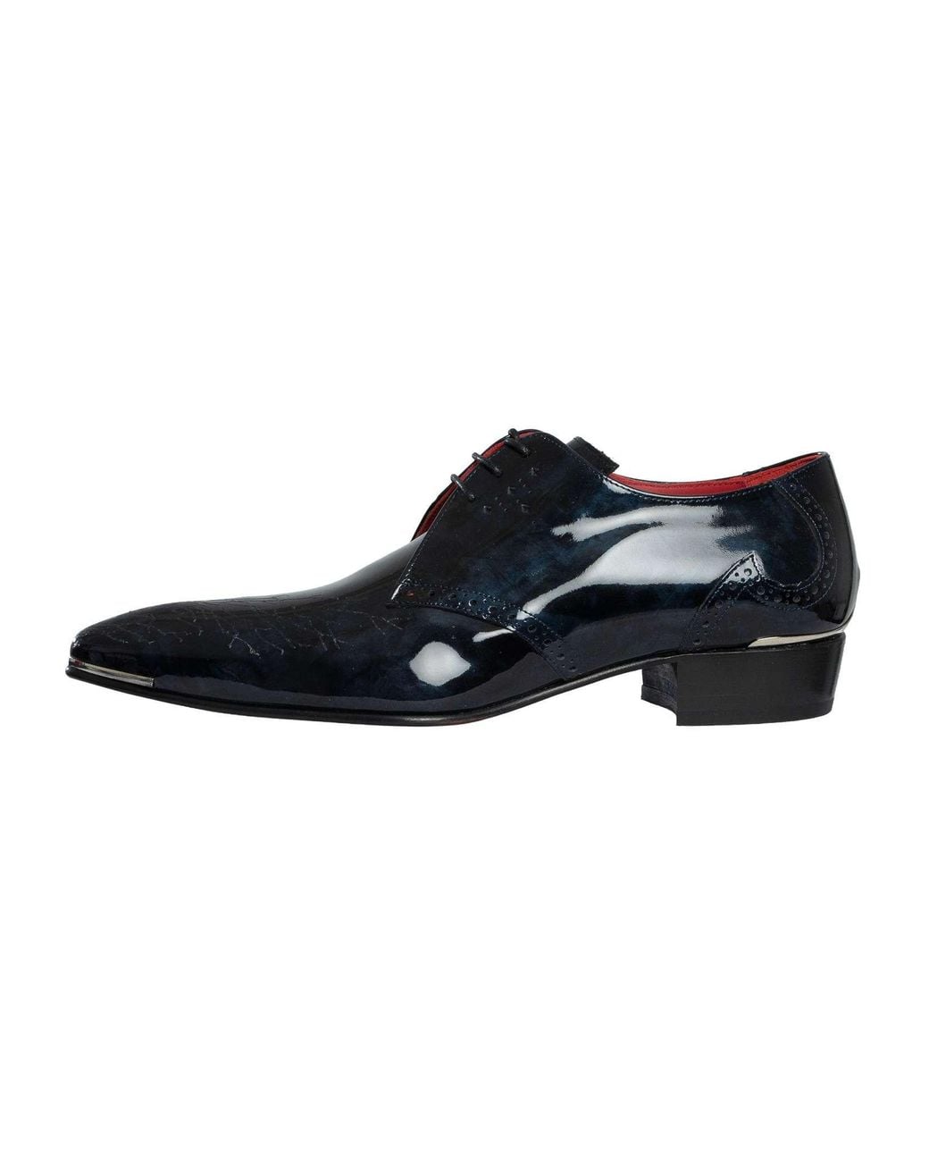 Jeffery West Blue Branch Brogue Leather Shoes for men