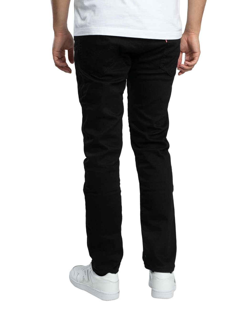 Levi's Black 502 Regular Taper Jeans for men