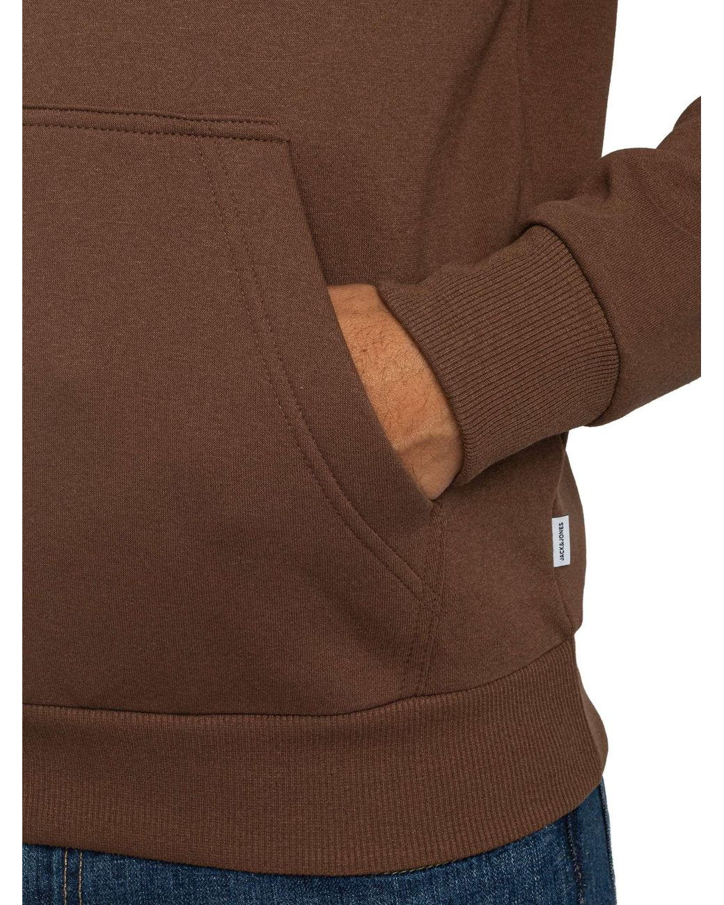 Jack & Jones Brown Bradley Pullover Hoodie for men