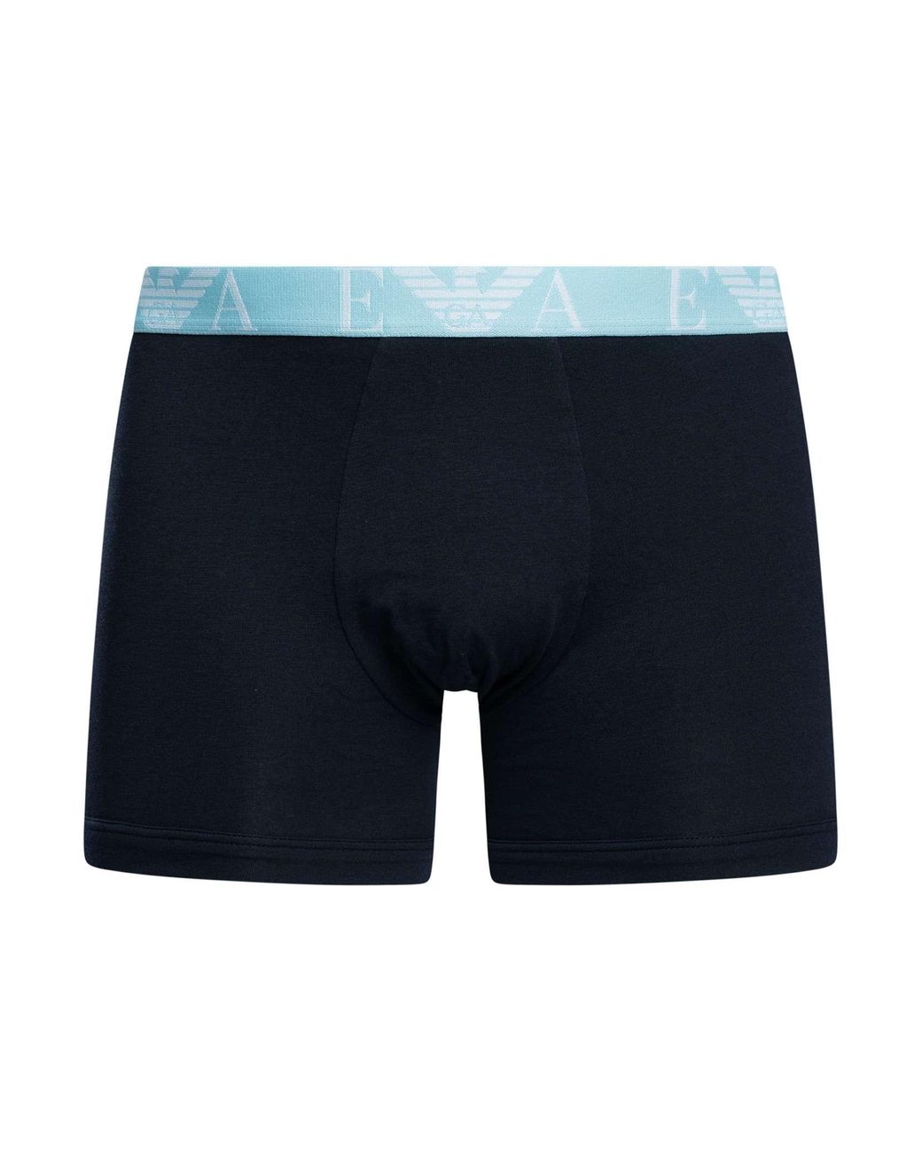 Emporio Armani Blue 3 Pack Boxer Briefs for men