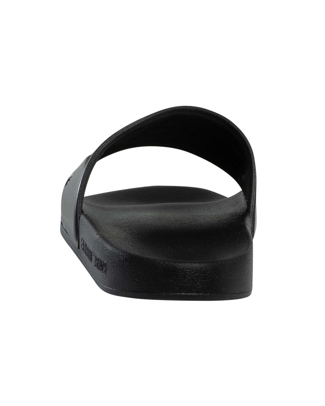EA7 Black Scarpe Logo Sliders for men