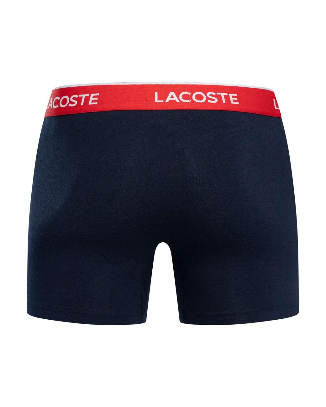 Lacoste Blue 3 Pack Boxer Briefs for men