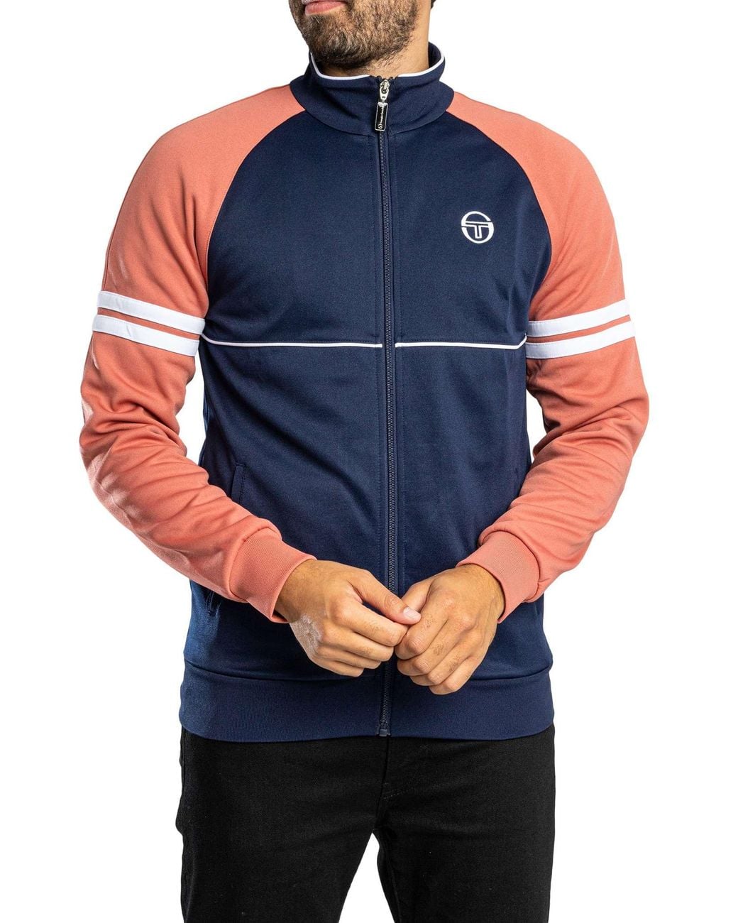 Sergio Tacchini Blue Logo Track Jacket for men