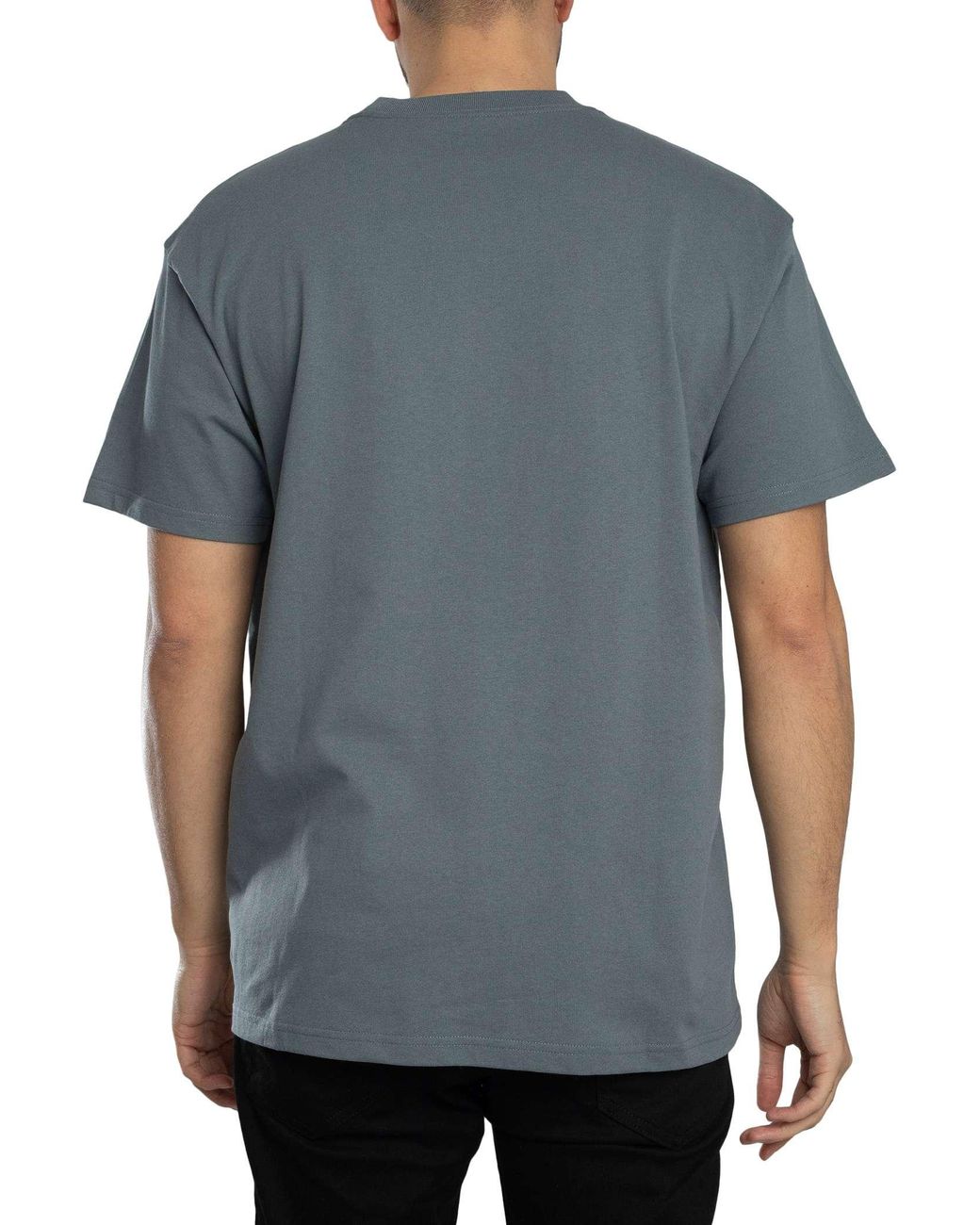 Carhartt Gray Longhand Pocket T-Shirt for men