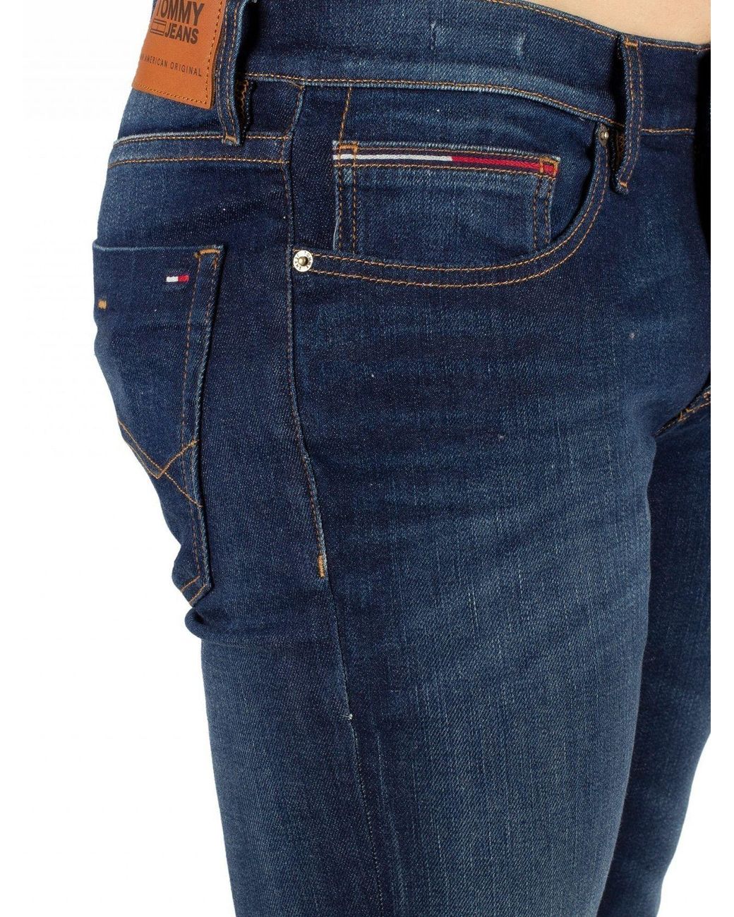 Tommy Hilfiger Dark Comfort Slim Scanton Daco Jeans in Blue for Men | Lyst  UK