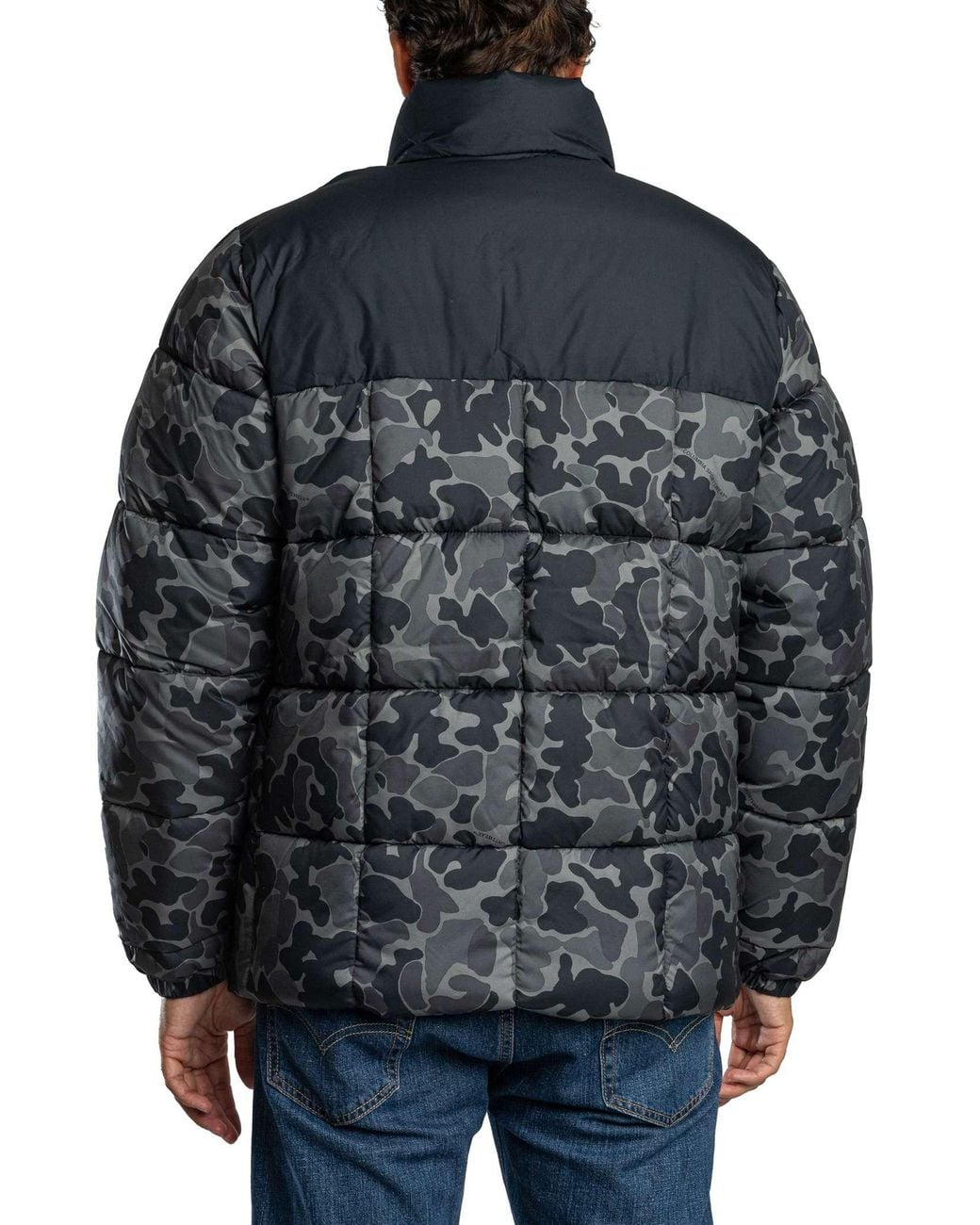 Columbia Gray Puffect Iv Printed Jacket for men