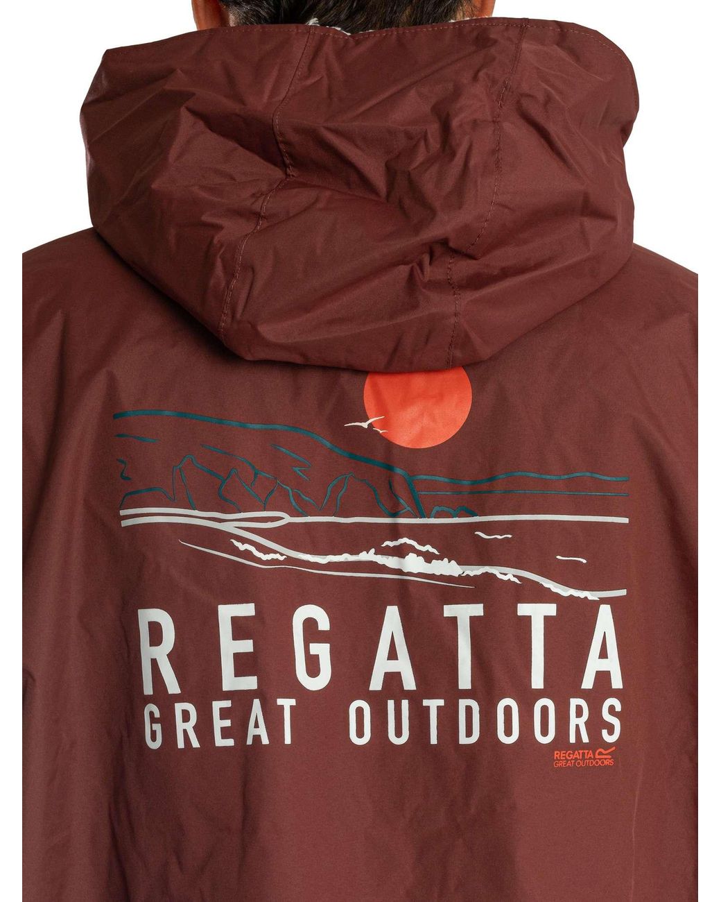 Regatta Red Waterproof Changing Robe for men