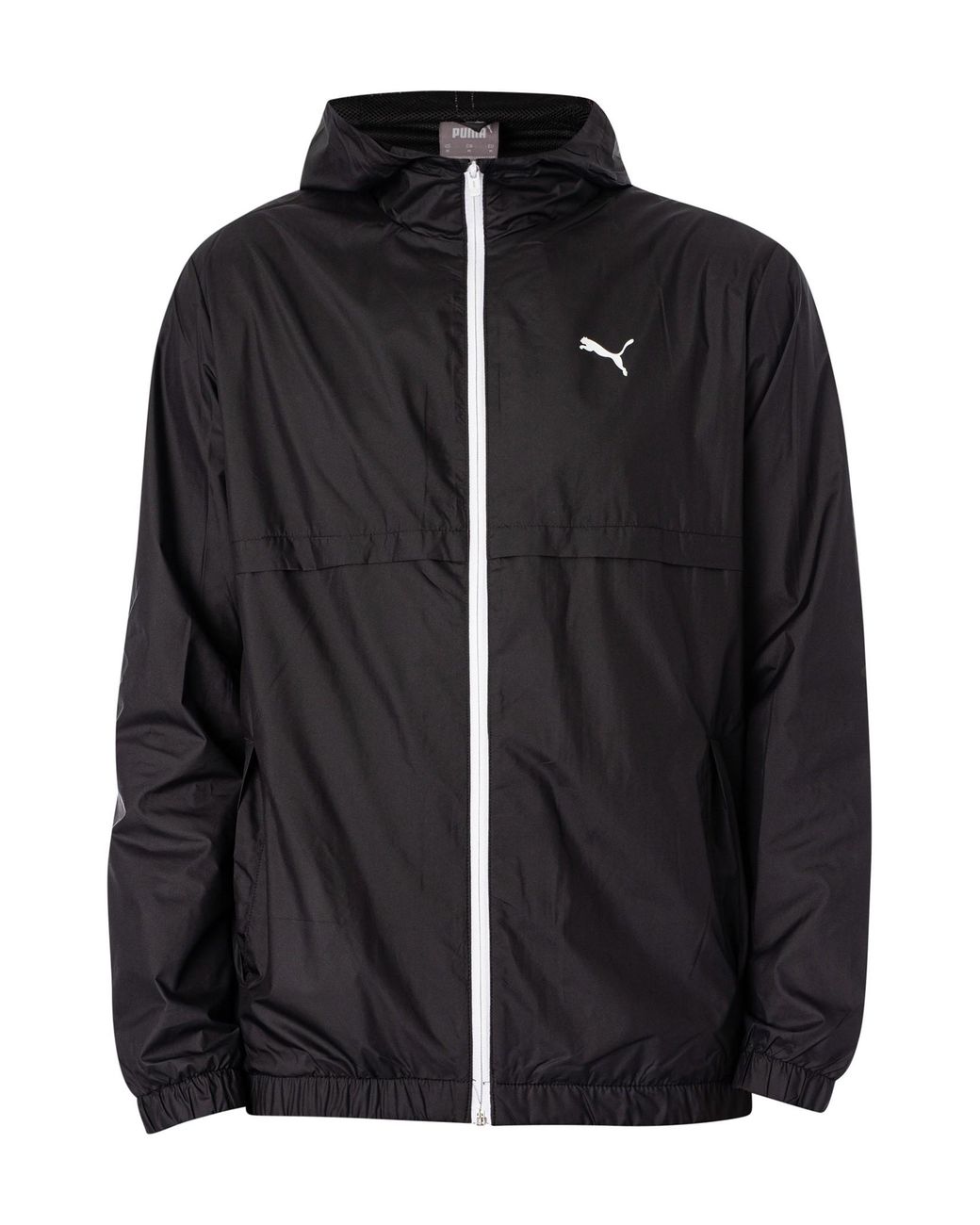 PUMA Blue Solid Windbreaker Jacket for men