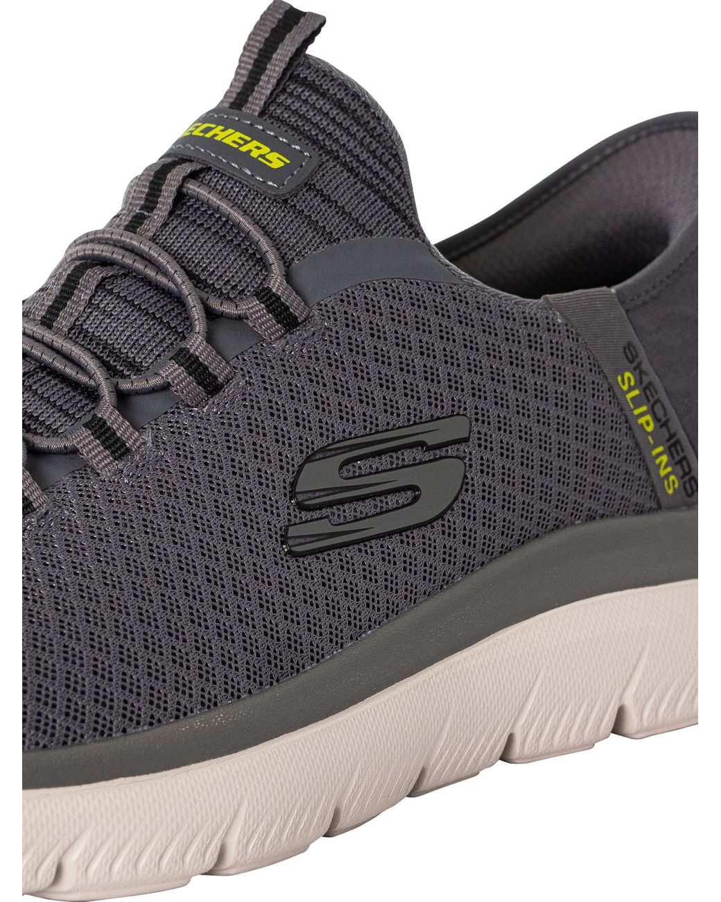 Skechers Blue Slip-Ins Summits High Range Trainers for men