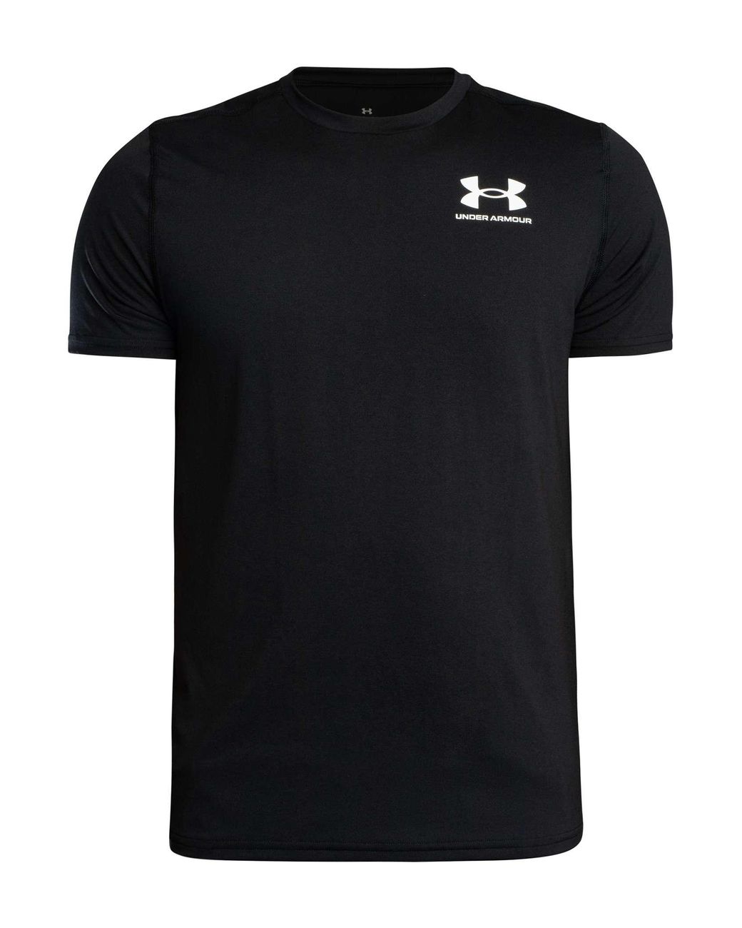 Under Armour Black Heatgear Fitted Short Sleeve for men