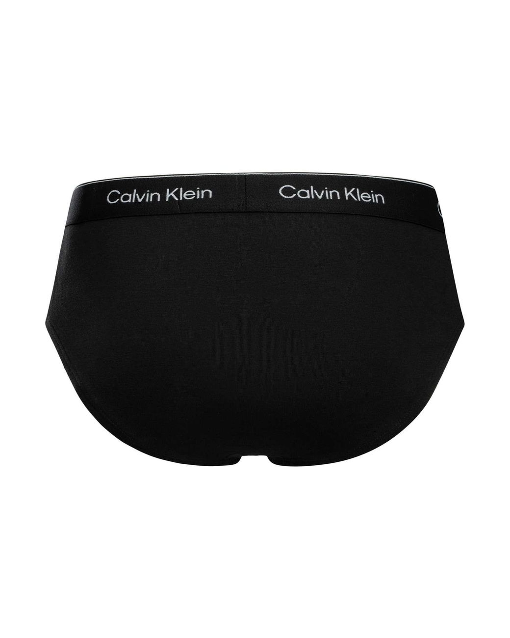 Calvin Klein Black 3 Pack Icon Hip Briefs for men