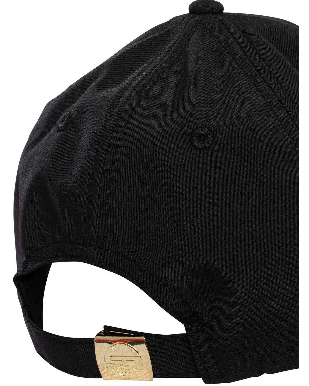 Sergio Tacchini Black Marz Classic 6 Panel Cap for men