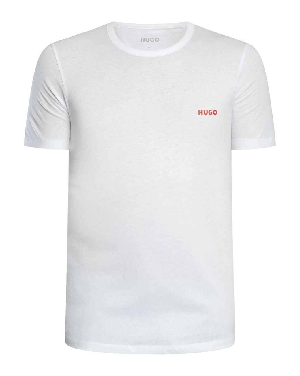 HUGO White 3 Pack Crew Lounge T-Shirt for men
