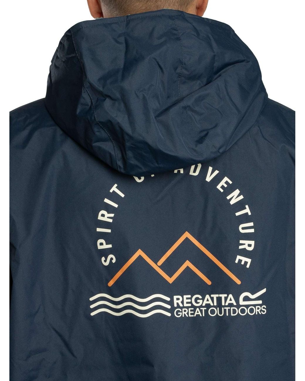 Regatta Blue Waterproof Changing Robe for men