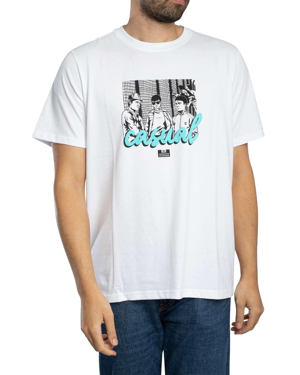 Weekend Offender White Terrace Graphic T-Shirt for men
