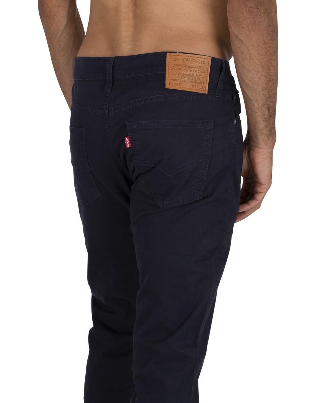 Levi's Suede 511 Slim Chinos in Blue for Men | Lyst UK