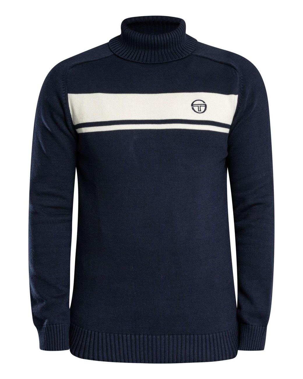 Sergio Tacchini Blue Damarindo Turtle Neck Jumper for men