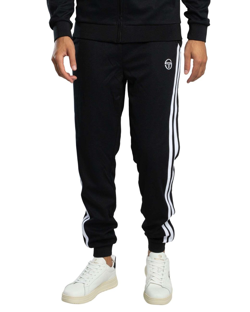 Sergio Tacchini Black Damarindo Track Joggers for men