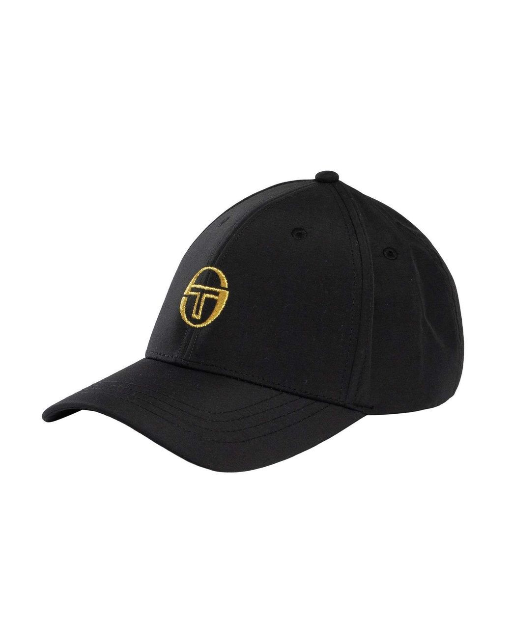 Sergio Tacchini Black Marz Classic 6 Panel Cap for men