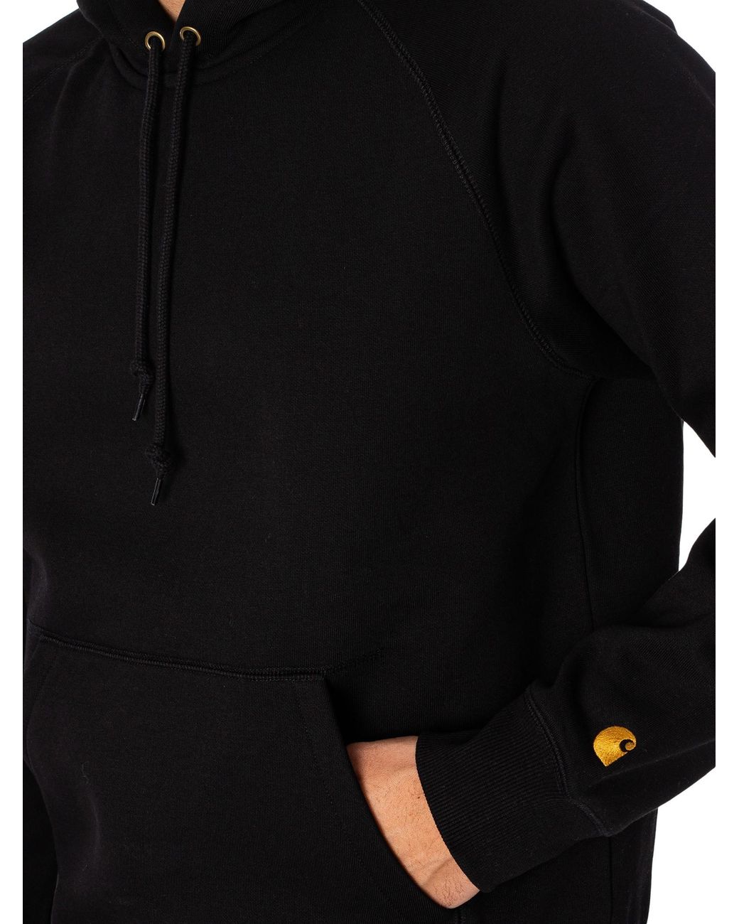 Carhartt Black Chase Pullover Hoodie for men