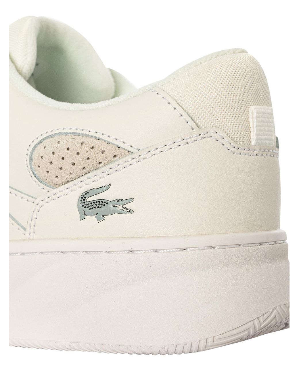 Lacoste L005 222 2 Sma Leather Trainers in White for Men | Lyst Canada