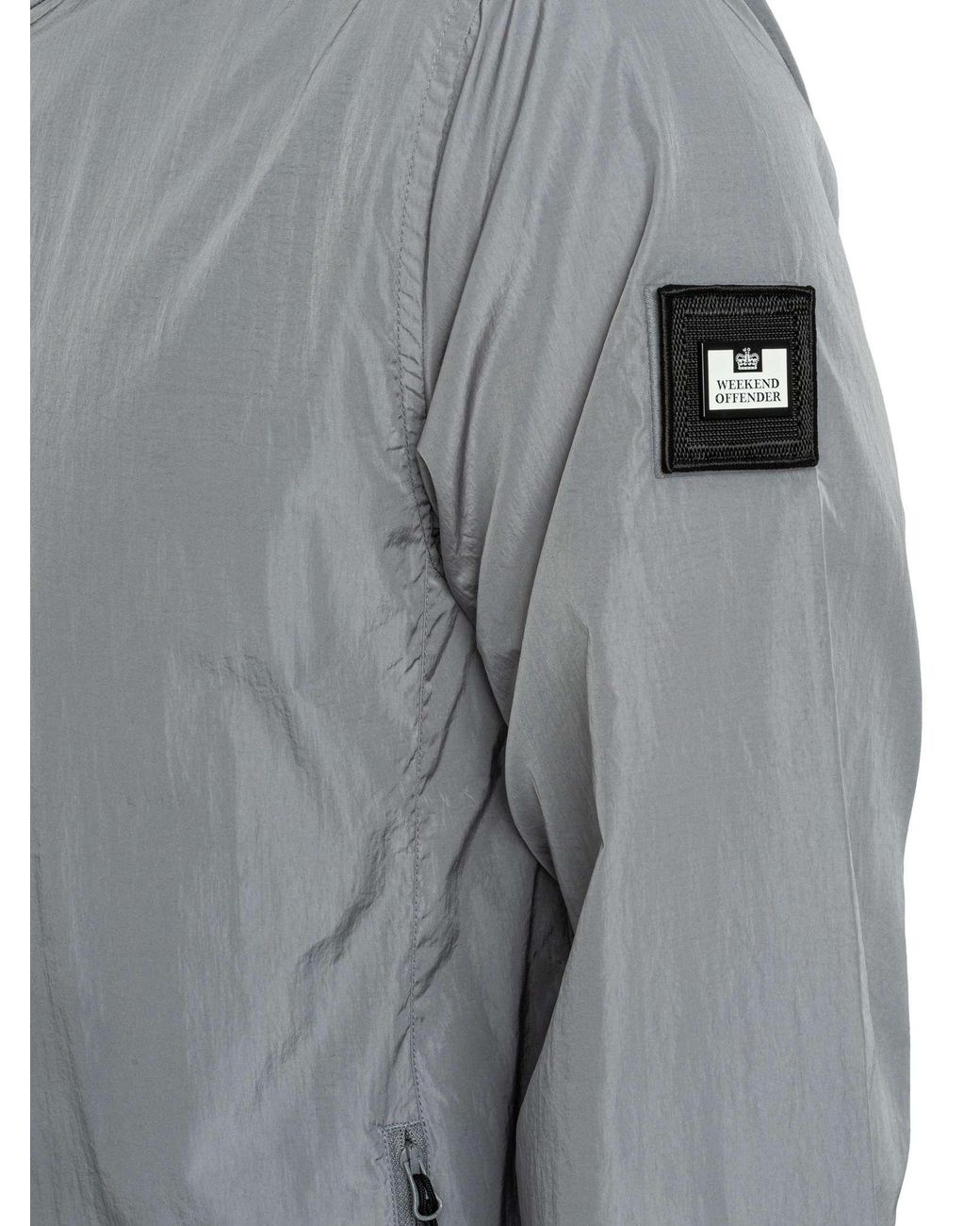 Weekend Offender Gray Technician Jacket for men